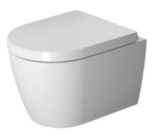 Duravit Me By Starck Rimless miska WC wisząca bezrantowa 48x37cm + deska sedesowa wolnoopadająca 45300900A1